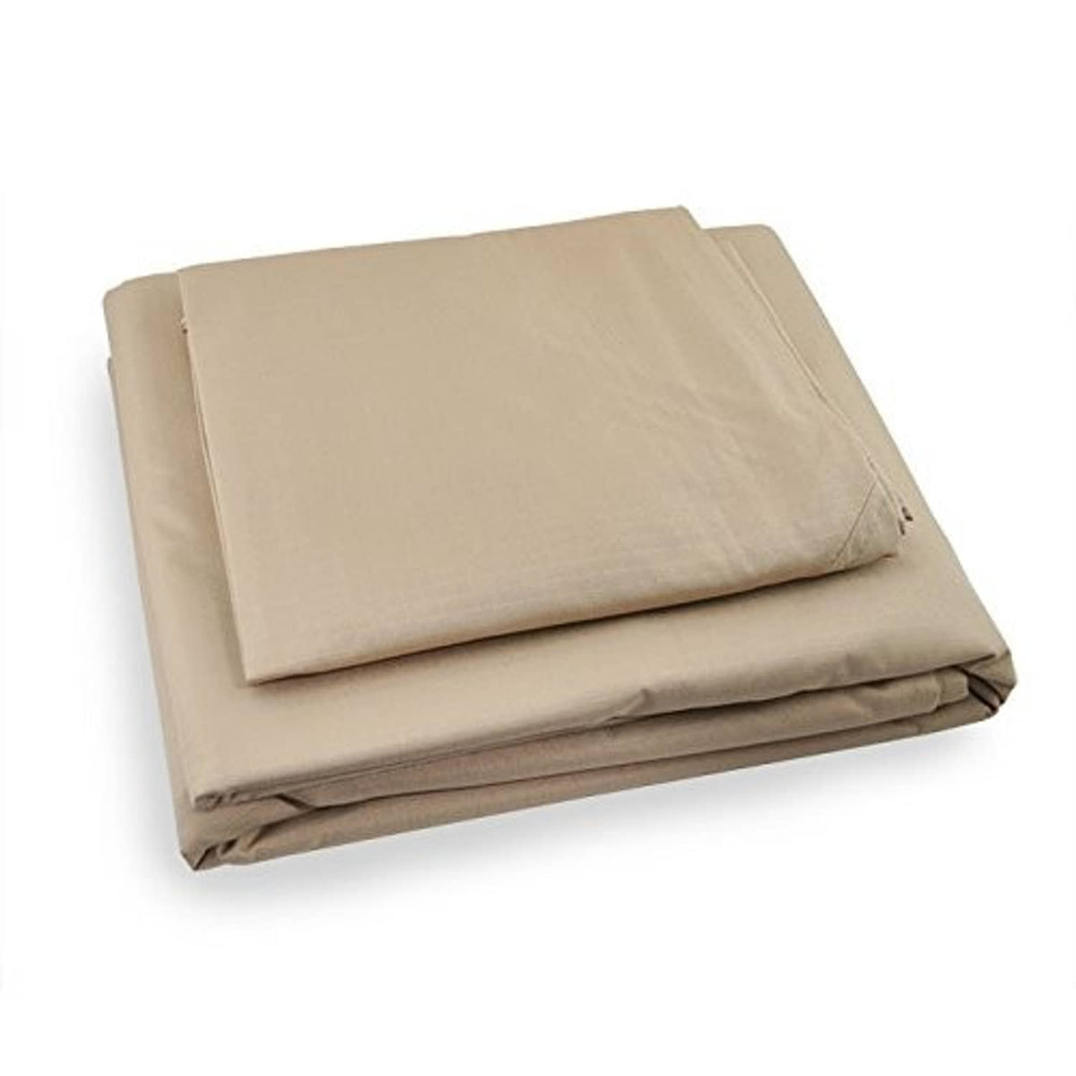 Folded beige replacement canopy top cover fabric panel