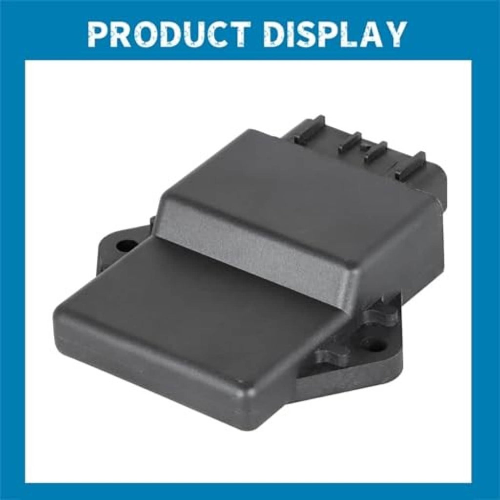 Black CDI ignition control module with top vent and side electrical connector
