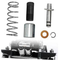 Hydraulic floor jack pump plunger kit with spring, cylinder, plunger, and seals
