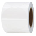 Clear round seal stickers roll, 2-inch diameter, transparent label sheets