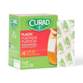 Curad plastic adhesive bandage box, 1" x 3"