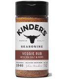 Kinder's Veggie Rub seasoning bottle with sea salt and herbs, 6.4 oz