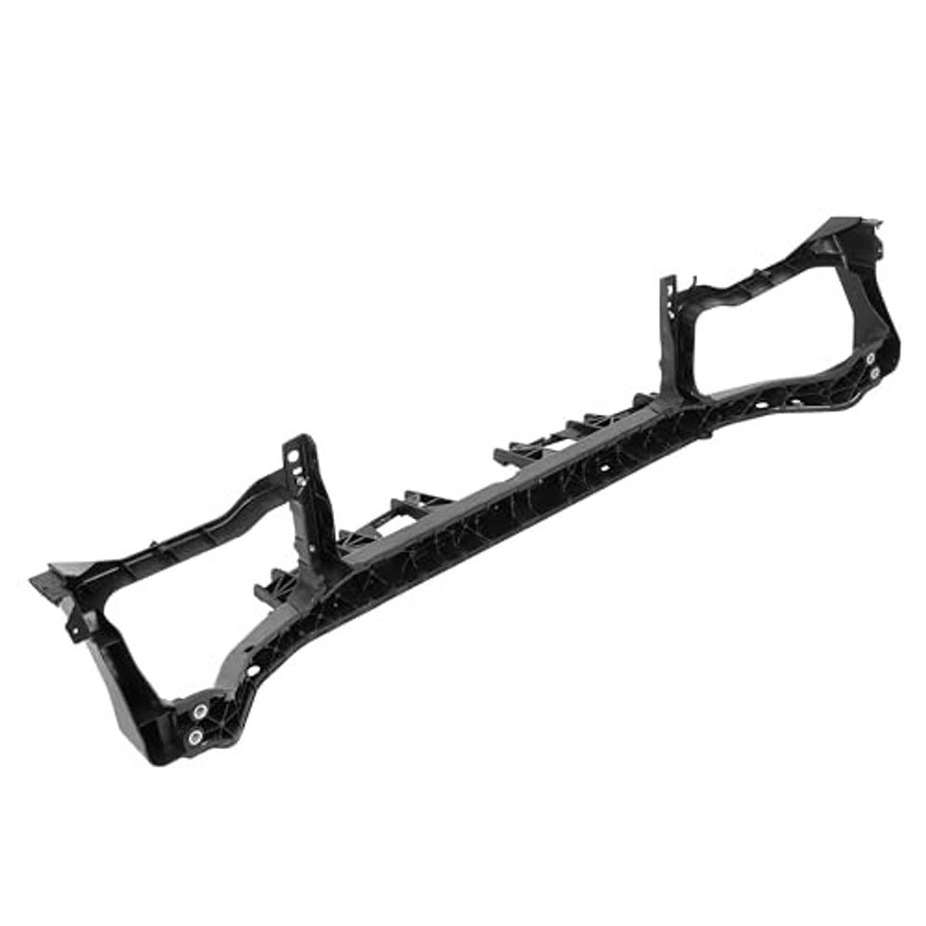 Upper radiator core support assembly angled view with black structural beams