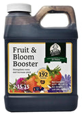 Fruit & Bloom Booster fertilizer jug, dark blue with white cap