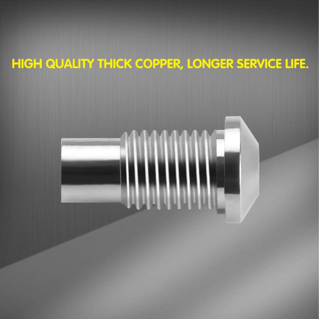 Threaded round LED bezel holder with flanged collar, metal mounting part