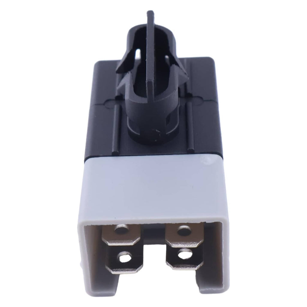 Interlock switch with two front screw terminals and internal actuator piece