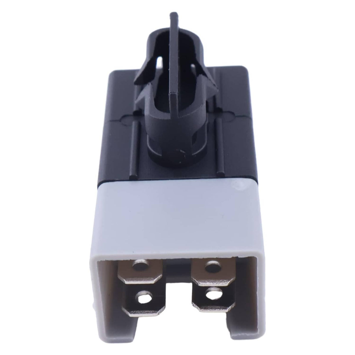 Interlock switch with two front screw terminals and internal actuator piece