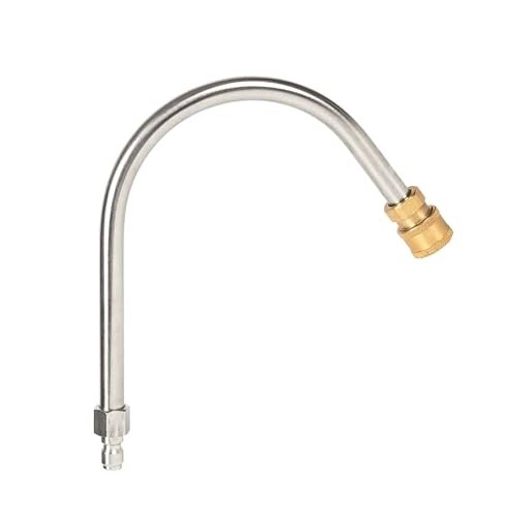 Westinghouse gutter-cleaning pressure washer wand, curved metal tube with brass nozzle fitting