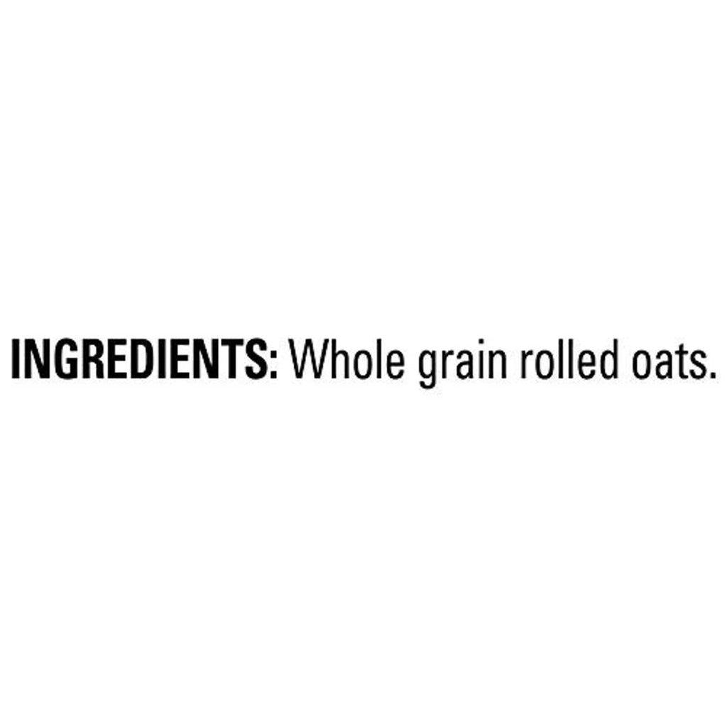 Quaker Old Fashioned Rolled Oats ingredients text: whole grain rolled oats