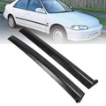 Black window molding door sash trim bars, left and right, long rectangular pieces