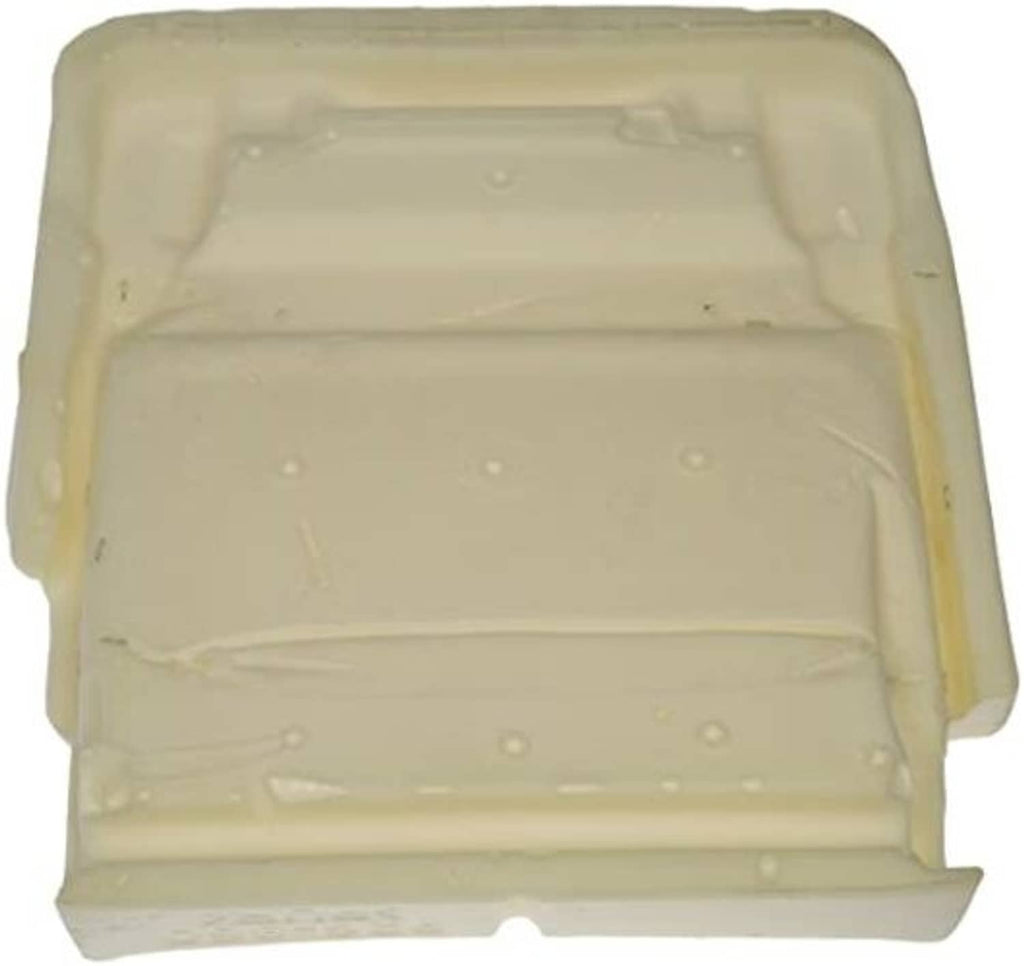 Light beige front driver seat bottom cushion, underside with molded ribs
