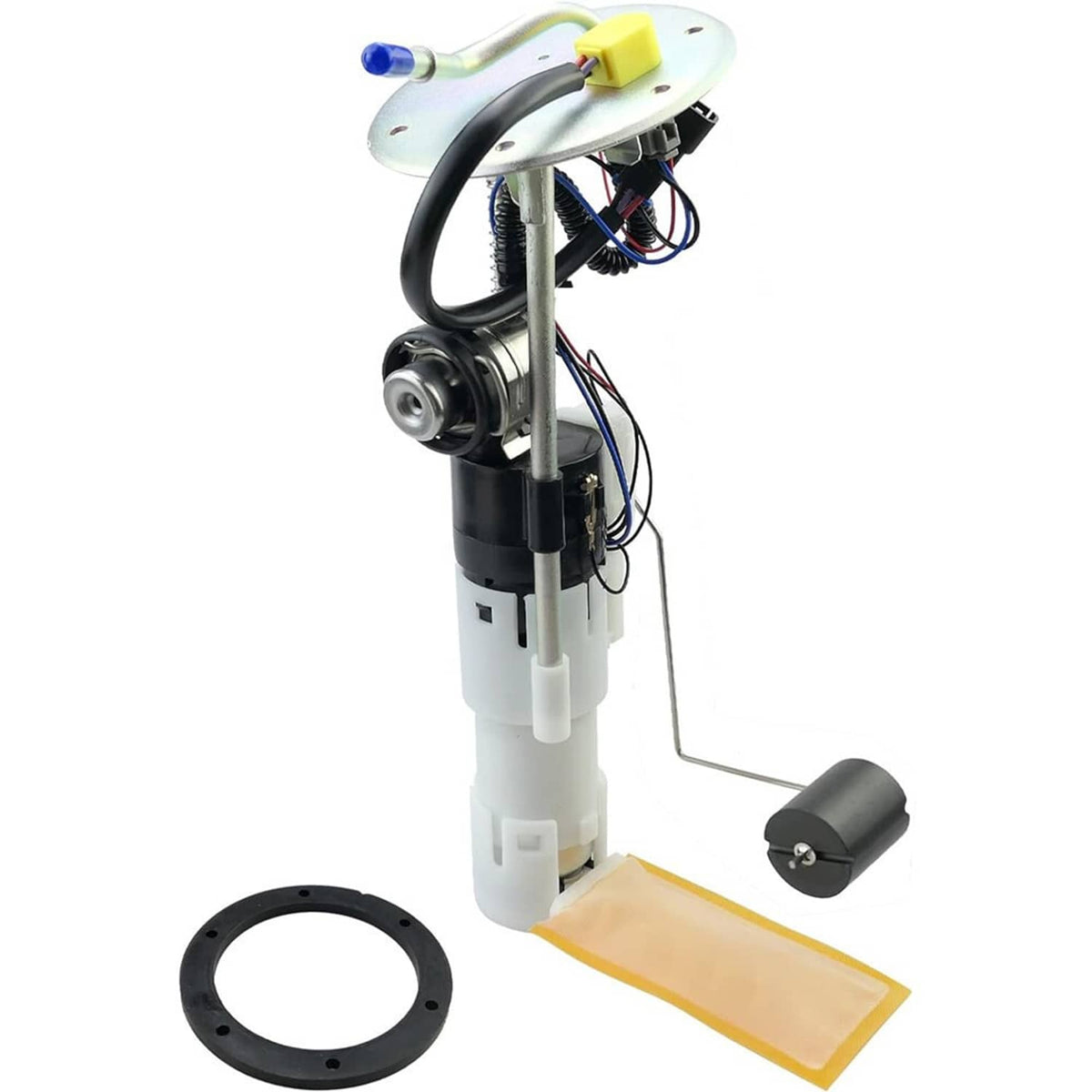 Fuel pump assembly unit with black fuel level sensor and included gasket ring