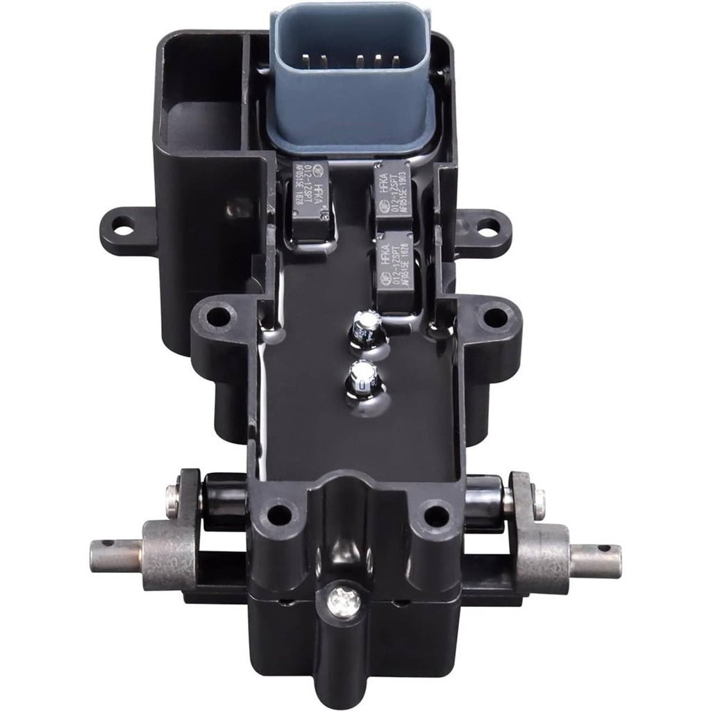 Brake control module with gray plug socket and terminal pins