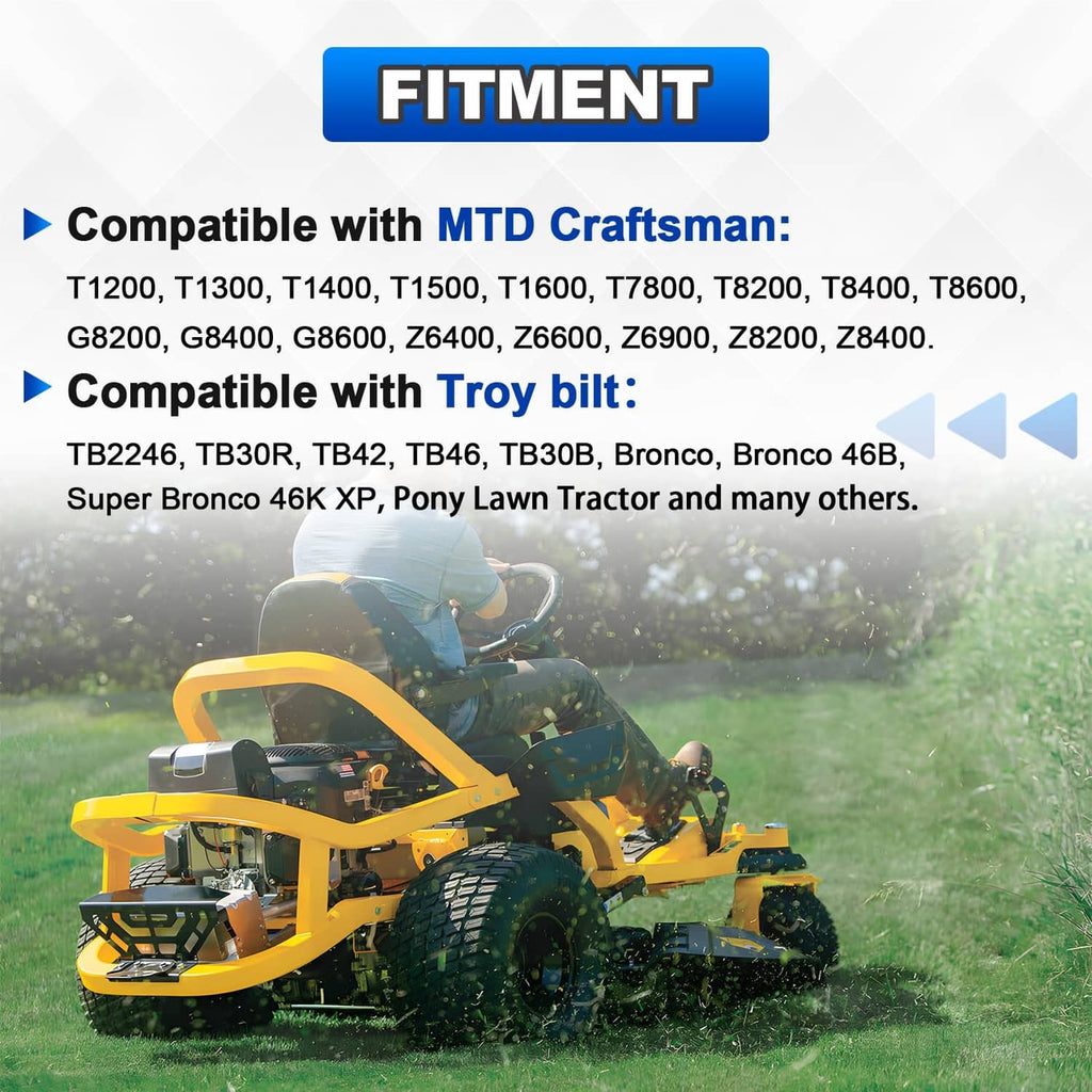 Ignition switch fitment compatibility list for MTD Craftsman lawn tractors