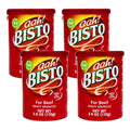 Pack of four red Bisto instant gravy granules tubs, for beef gravy, 5.9 oz (170g) each