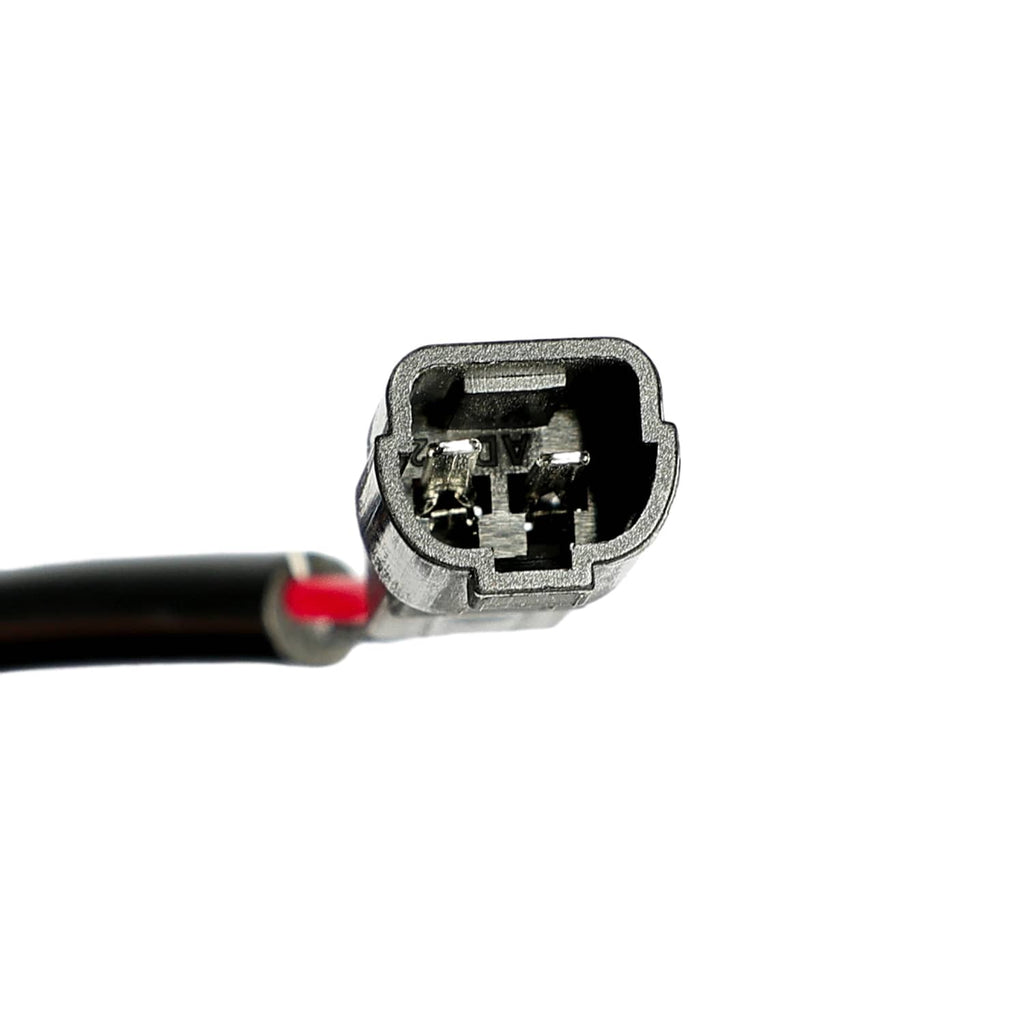 Wiring connector for LED cab roof marker light with black plug and red wire