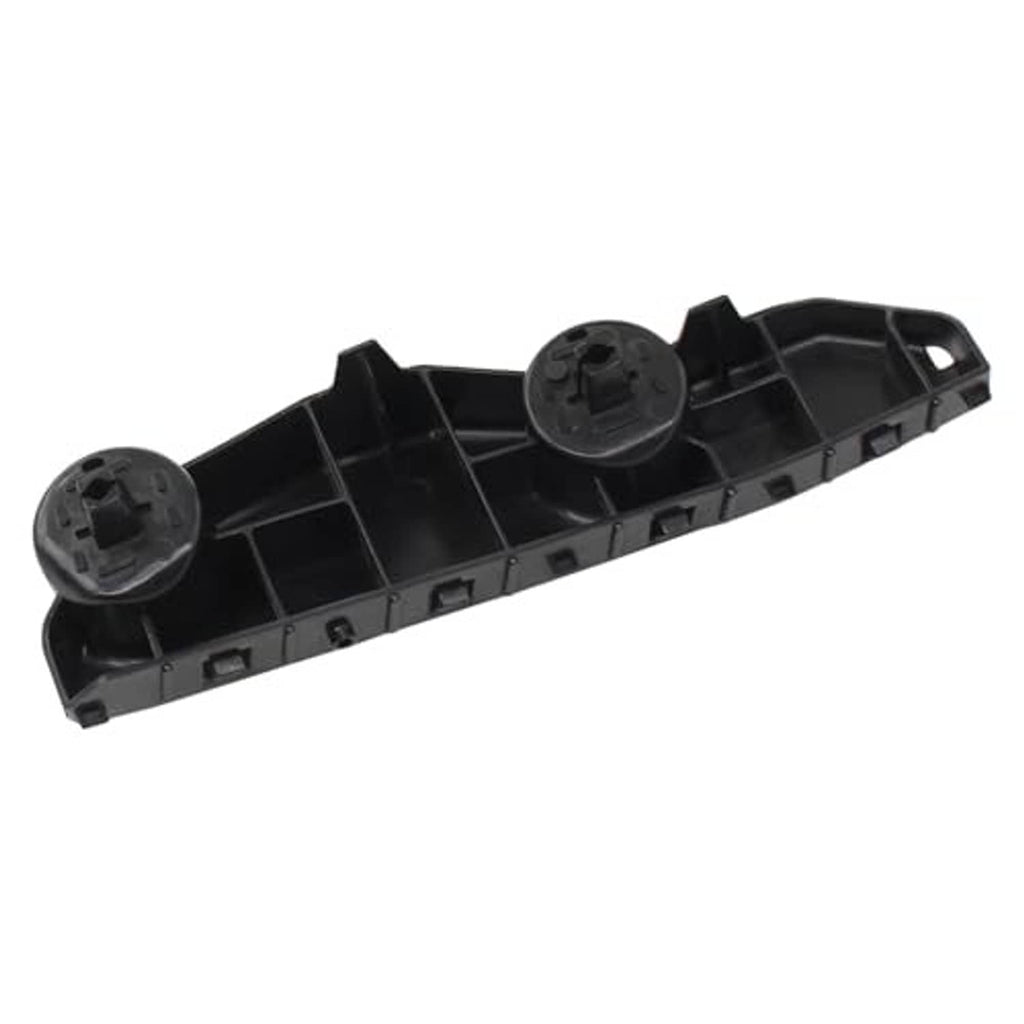 Front bumper bracket retainer, black plastic underside with three circular tabs
