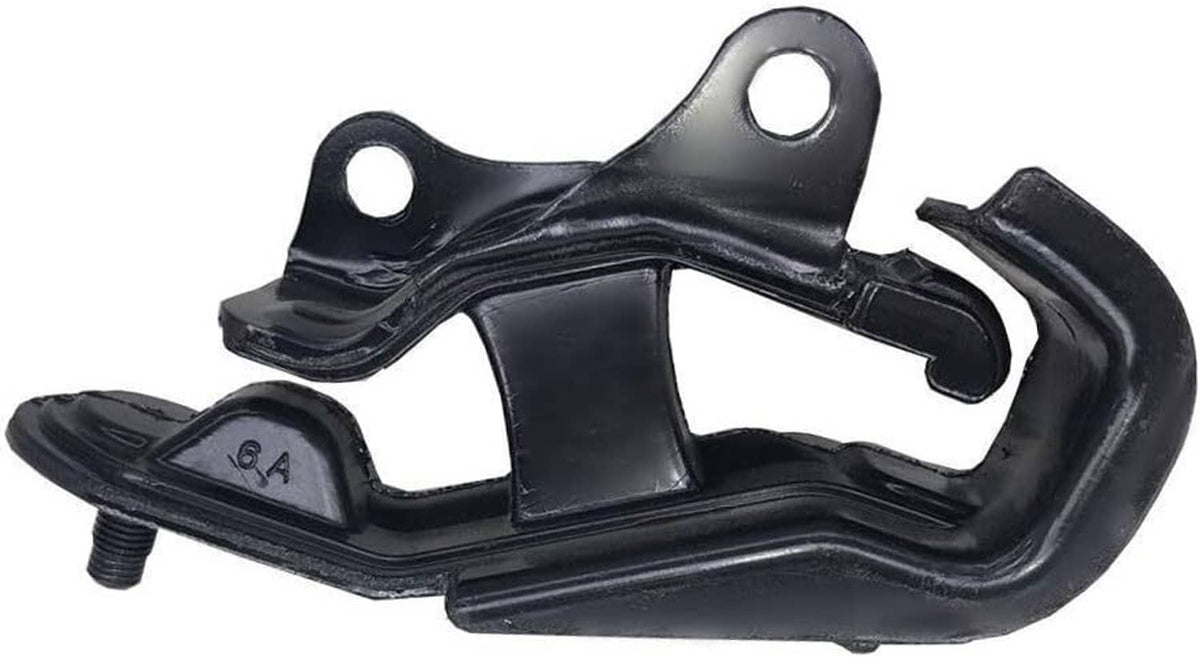 Black rubber mount bracket with U-shaped frame and mounting bolt holes
