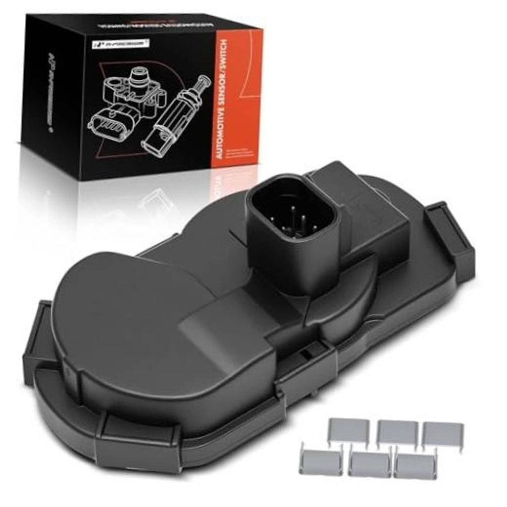 Throttle position sensor with black electrical connector and mounting housing