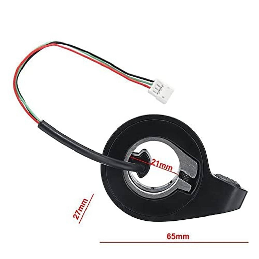Electric scooter thumb throttle accelerator control with wiring harness and 65mm size