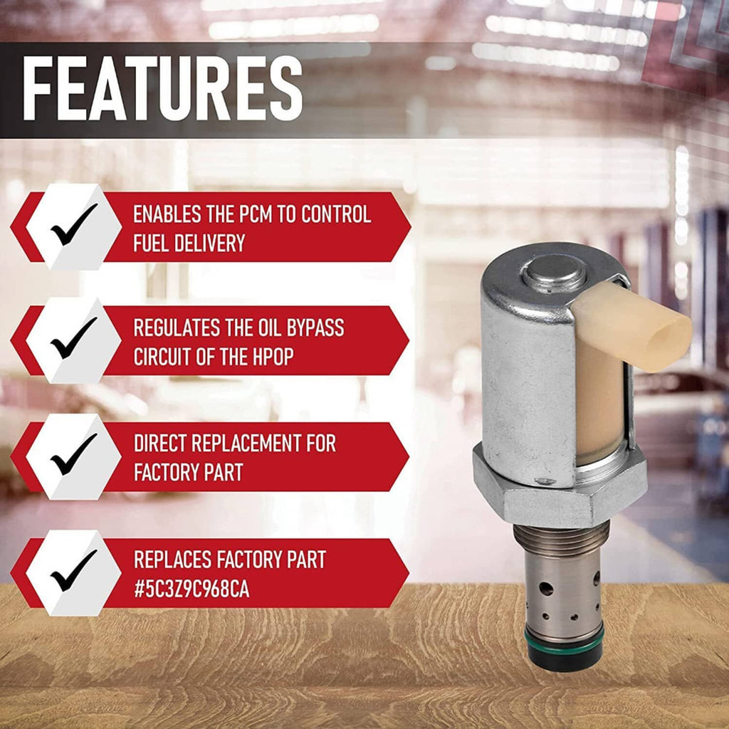 Injector pressure regulator valve with oil circuit housing and black top cap