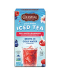 Celestial Seasonings cold brew iced tea box for red, white & blueberry