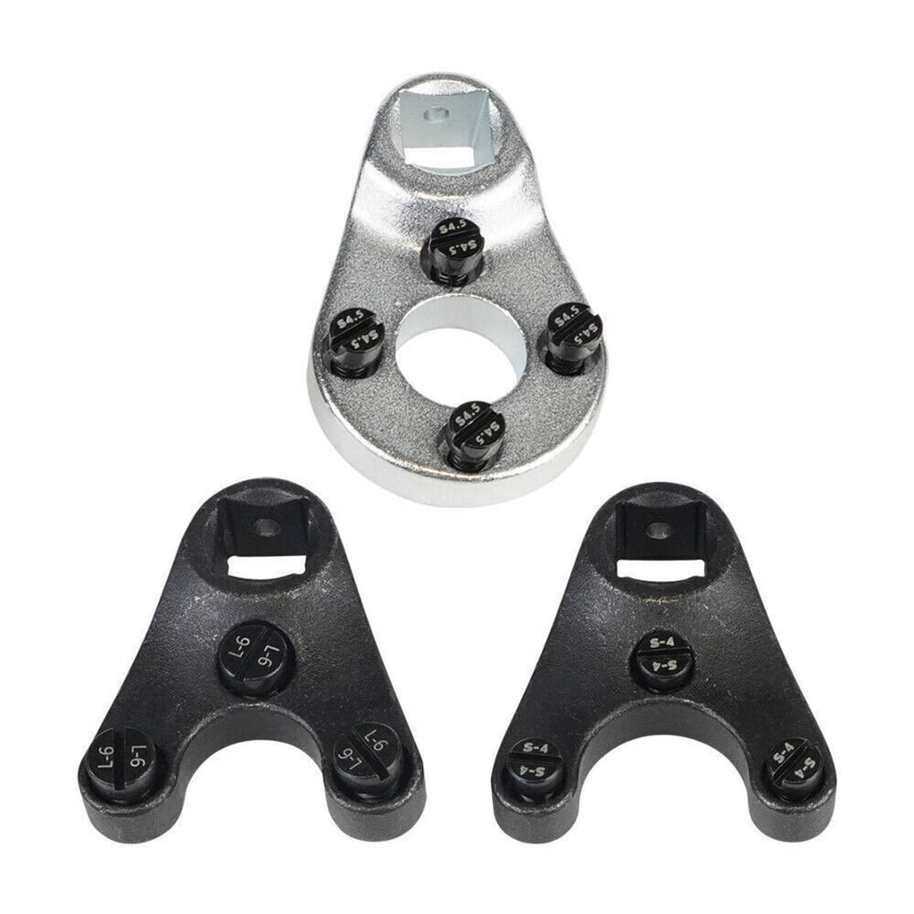 Outboard trim tilt pin wrenches set of three: silver and two black tools