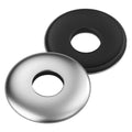 Stainless steel sealing washers with central holes, round disc shape