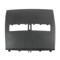Dark gray dashboard instrument cluster bezel lid with two rectangular openings