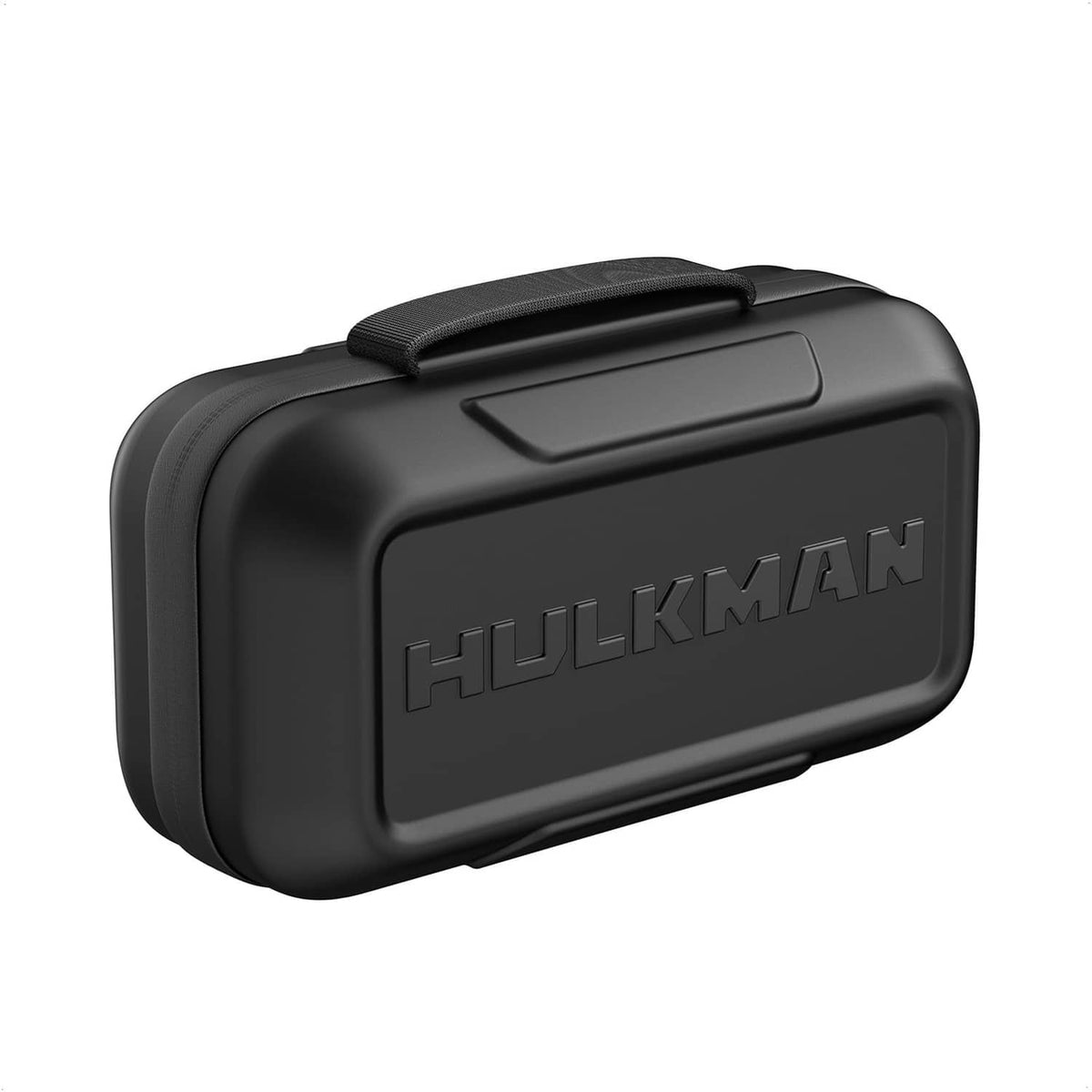 Black EVA protective case with HULKMAN logo and top carry handle.