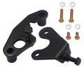 Black exhaust manifold bolt repair bracket kit with mounting bolts and washers