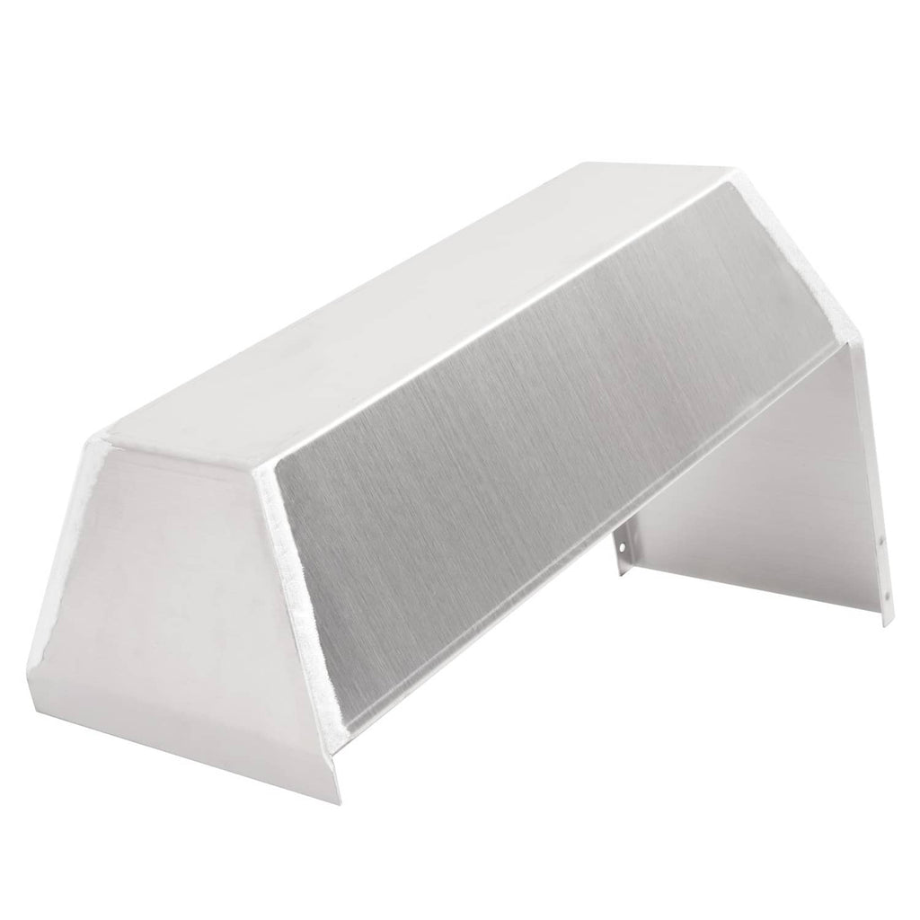 Aluminium steering console mount bracket with curved housing and brushed insert