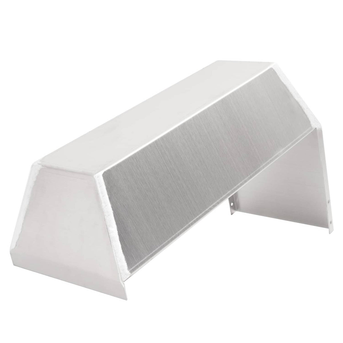 Aluminium steering console mount bracket with curved housing and brushed insert