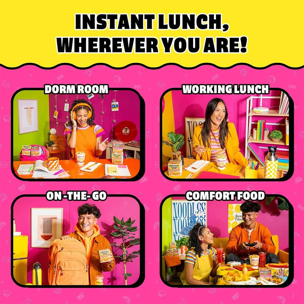 Maruchan Instant Lunch ramen cups for dorm room, working lunch, and on-the-go