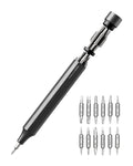 HOTO 24-in-1 precision screwdriver with magnetic bit holder and assorted metal bits