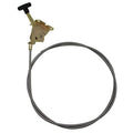 Throttle control cable with black braided cable and lever, 48 in length
