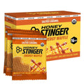 Honey Stinger salted caramel gluten-free energy waffle 16-pack box with pouch