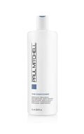 Paul Mitchell classic leave-in conditioner bottle, white pump cap, front label
