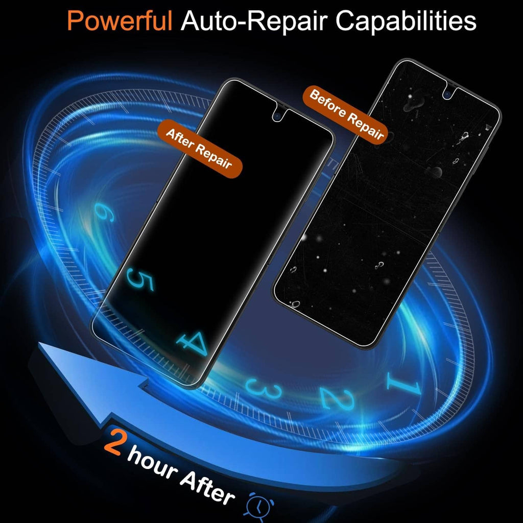 Ferilinso Z Flip privacy screen protector film with repair effect, black matte finish