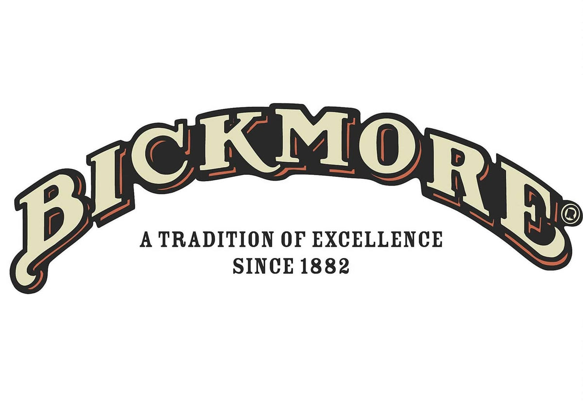 Bickmore Exotic brand logo with horse emblem and "Since 1882" text