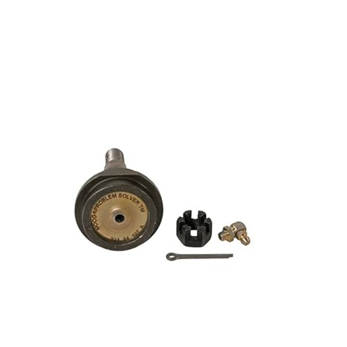 Front upper suspension ball joint assembly with stud, clip, and mounting hardware
