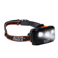 Klein Tools LED headlamp with black adjustable strap and front light housing