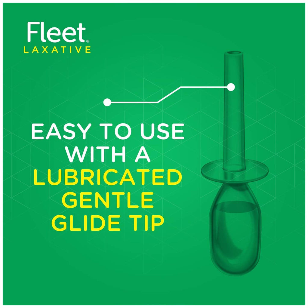 Liquid glycerin suppository with lubricated glide tip applicator diagram