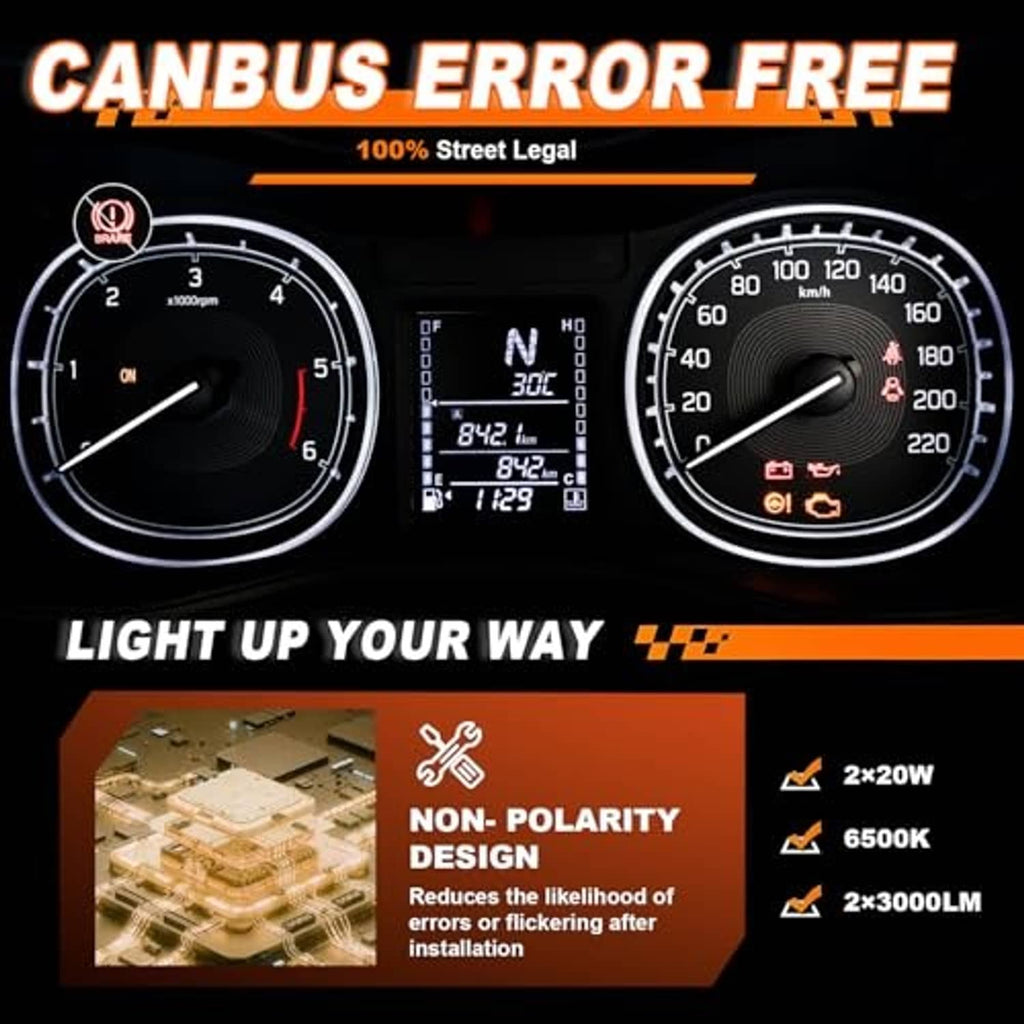 Red LED third brake light strip with illuminated LEDs for vehicle lighting
