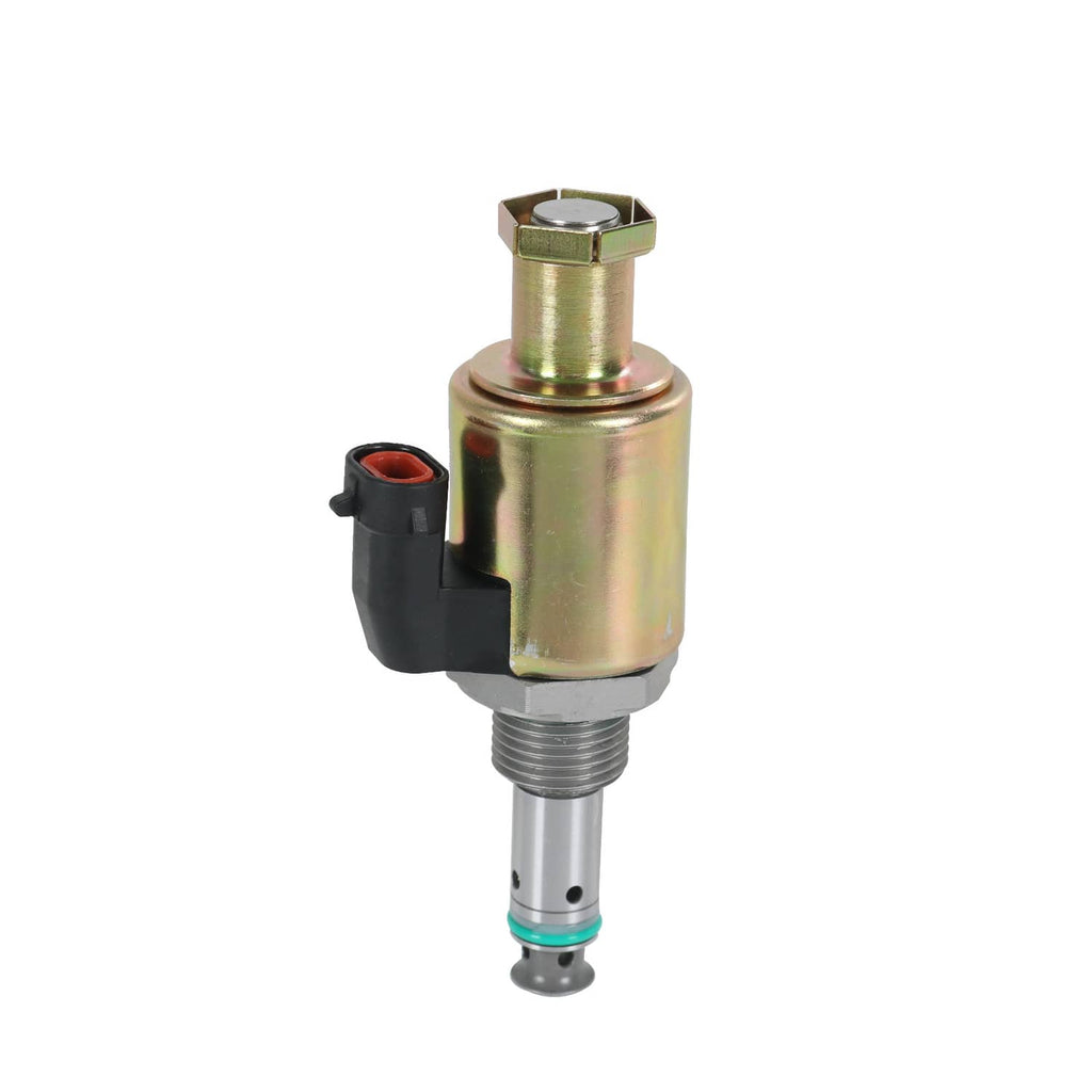 Fuel injection pressure regulator valve with black sensor connector and threaded outlet