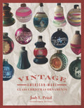 Vintage American-made glass Christmas ornament set with assorted shiny round shapes