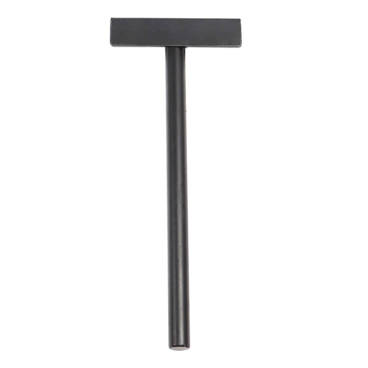 Tire changer adapter tool post with rectangular top and long metal stem