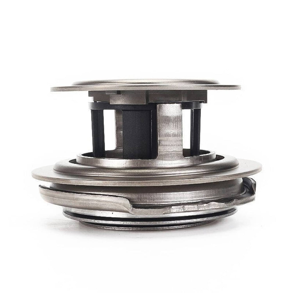 Dual clutch actuator kit roller and seal assembly with metal rings and black spacer
