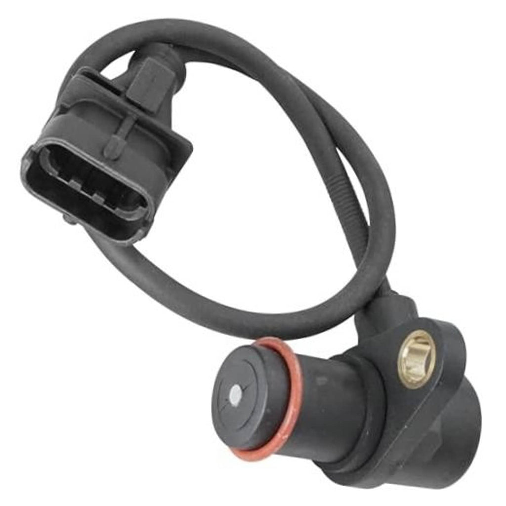 Crank position speed sensor with black wiring harness and mounting connector
