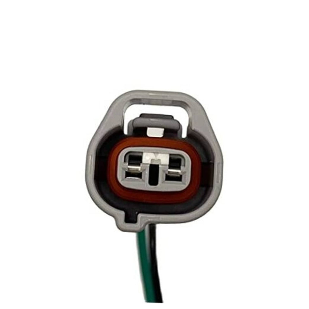 Vehicle speed sensor connector wiring harness, gray face with orange seal, green wire